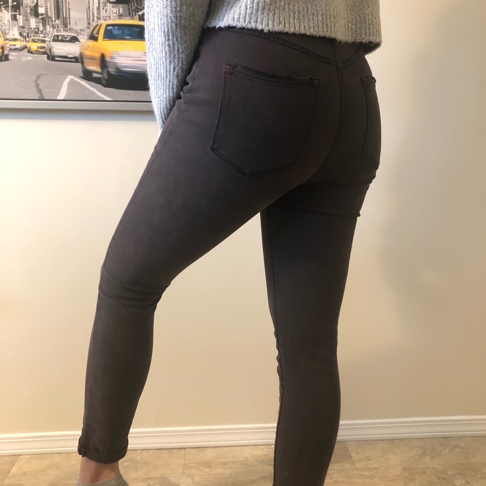 BDG highrise Twig ankle dark grey jeans